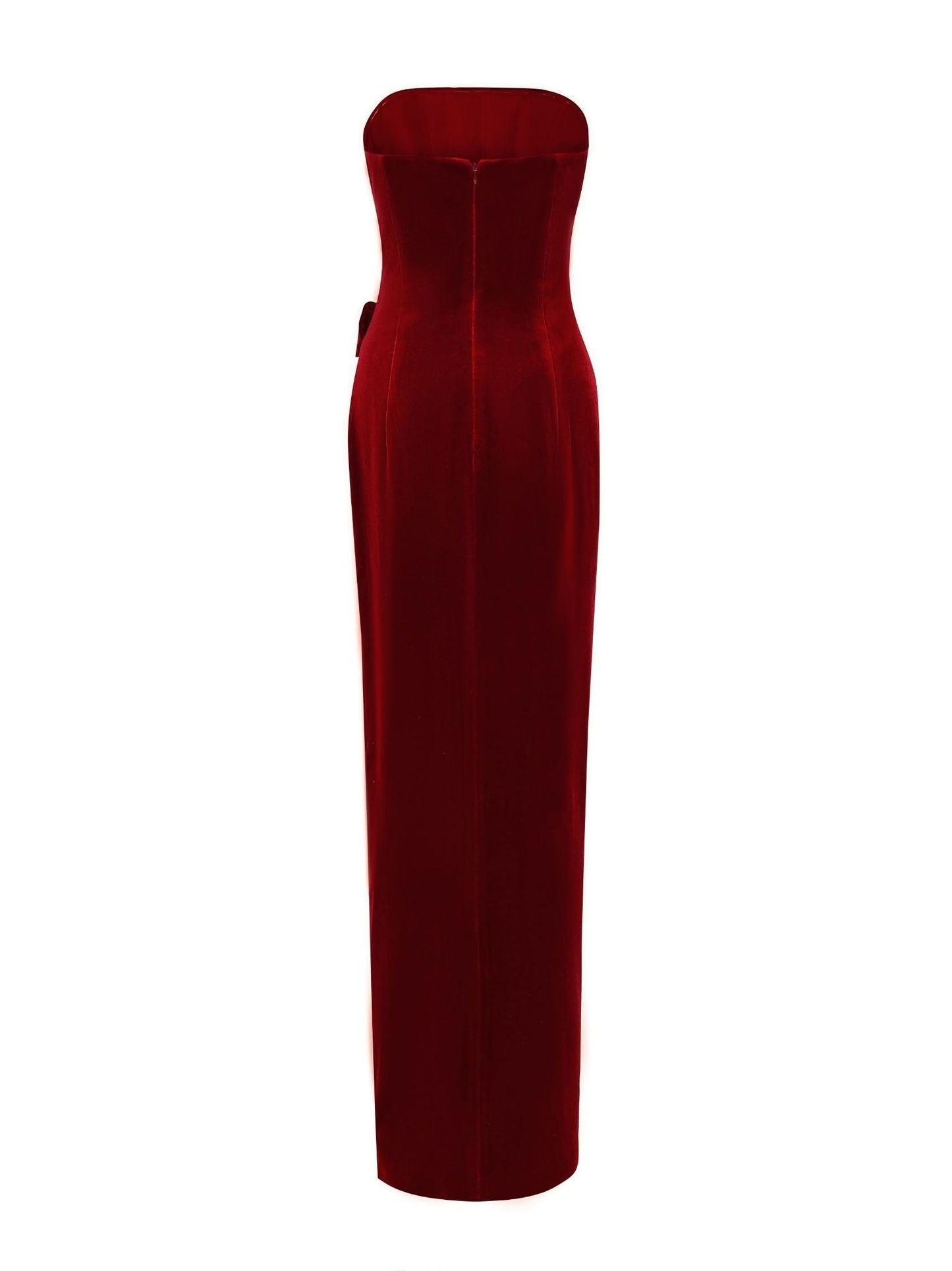 Emma Velvet Dress (Red) (Final Sale)