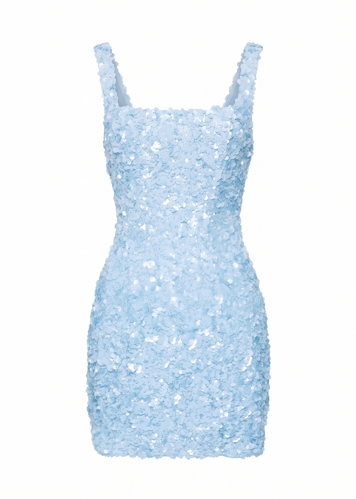 Let Love Grow Sequin Mini Dress - Blue