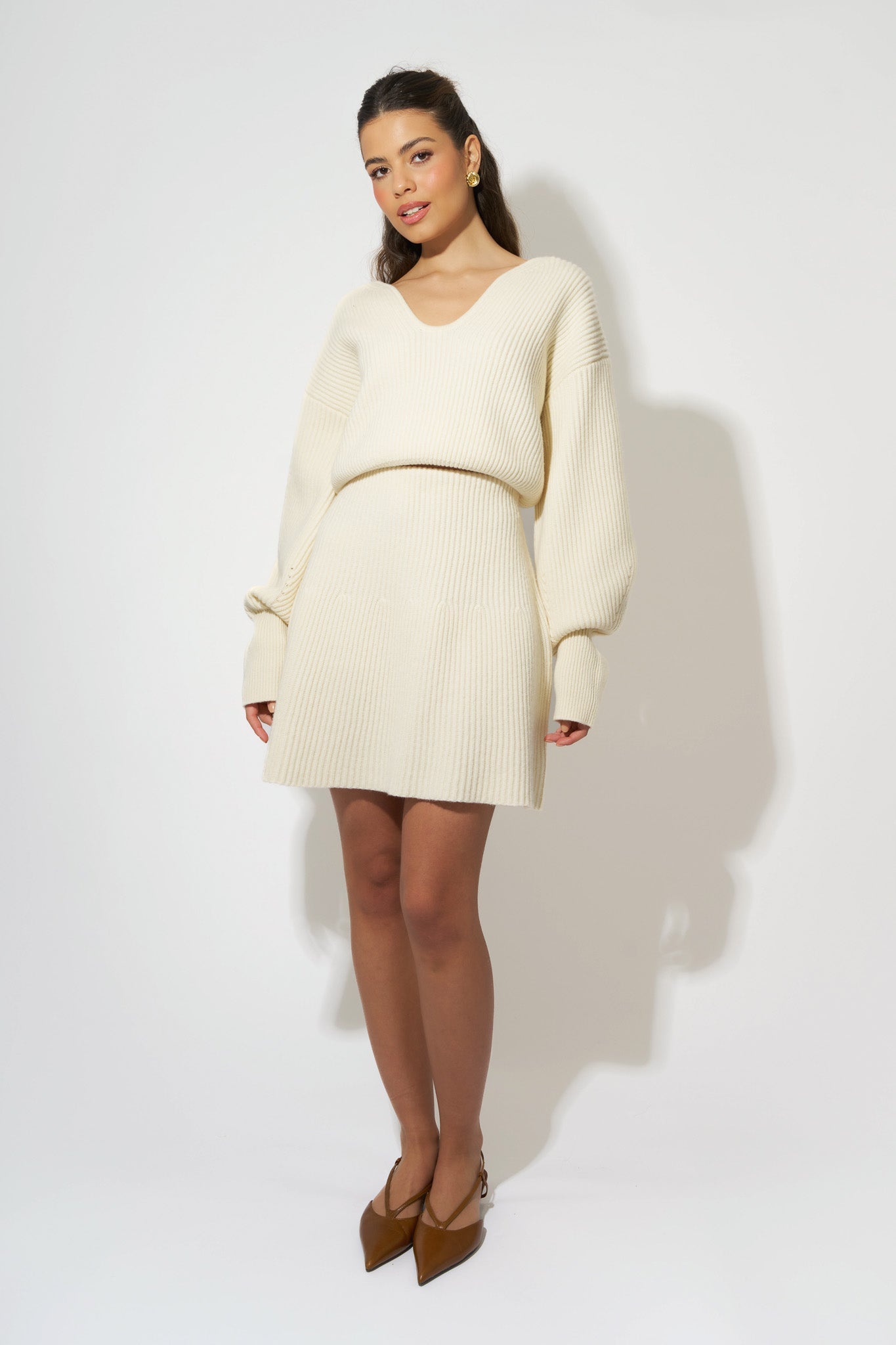 Knitted Mini Skirt