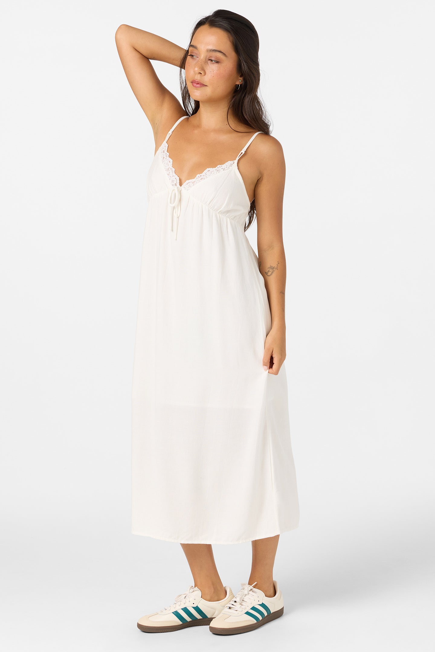 Dayna Solid Midi Dress