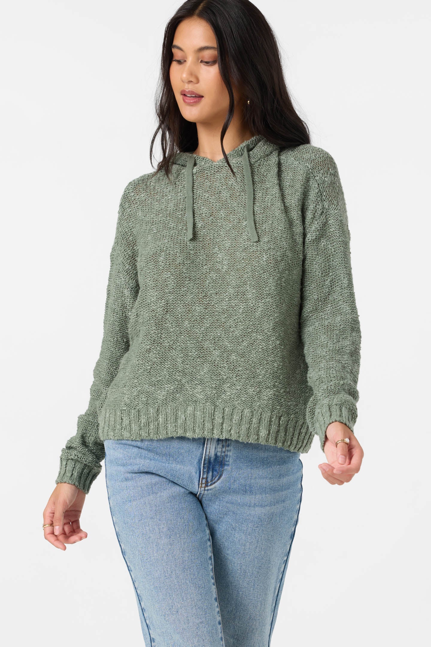 Jayne Solid Long Sleeve Sweater