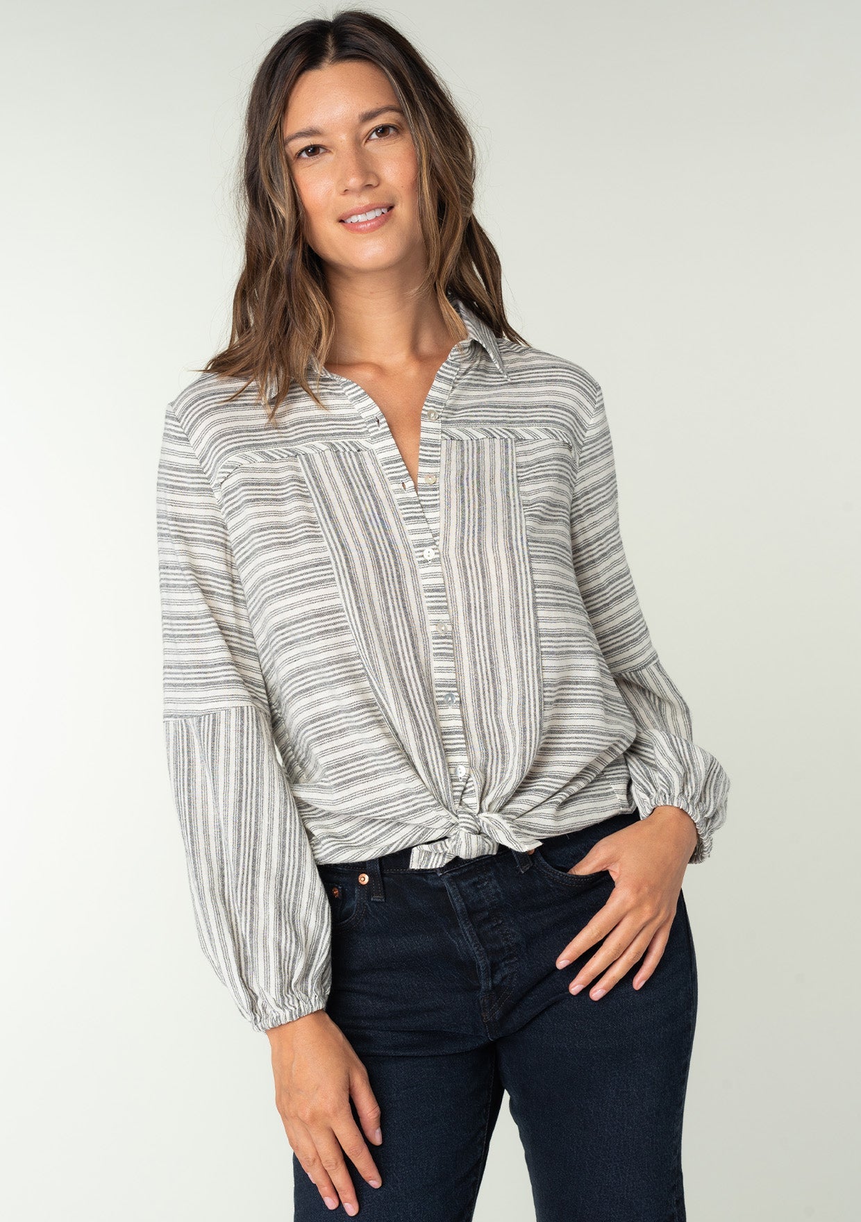 Micki Striped Top