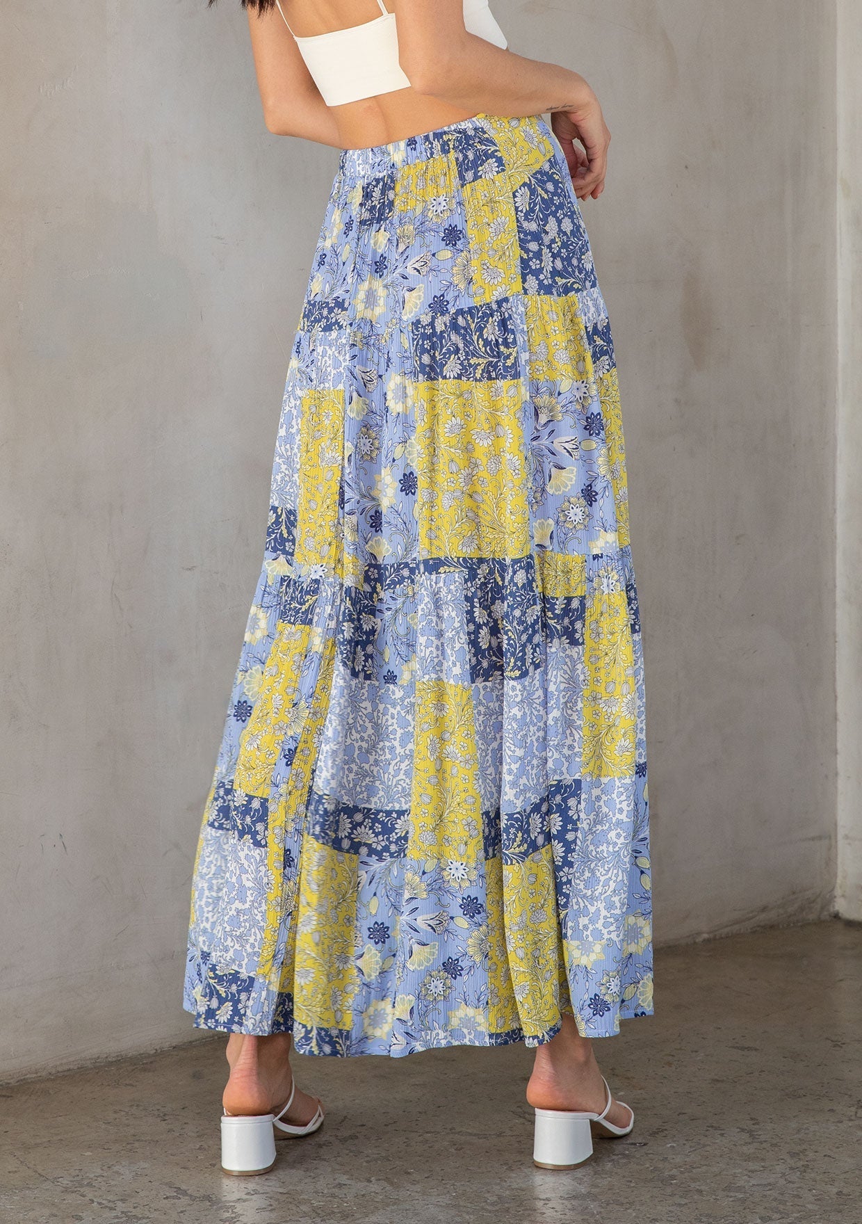 Lovisa Patchwork Maxi Skirt