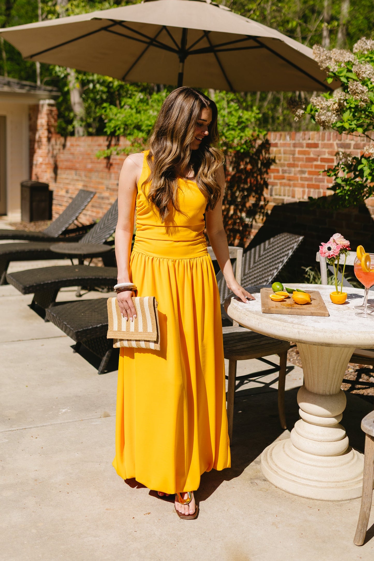Tangerine Pop Dress