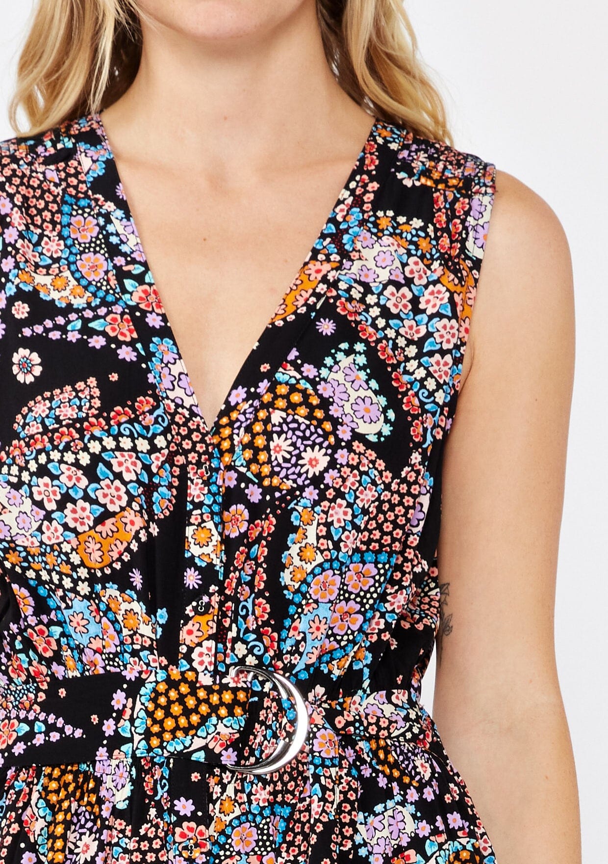 Moonlit Bouquet Mini Dress