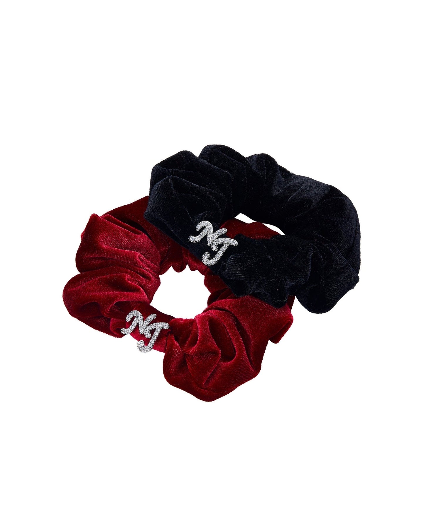 J’adore Velvet Scrunchie (Black)