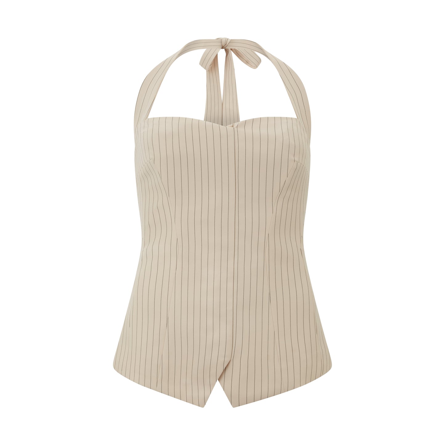Pinstripe Halter Top