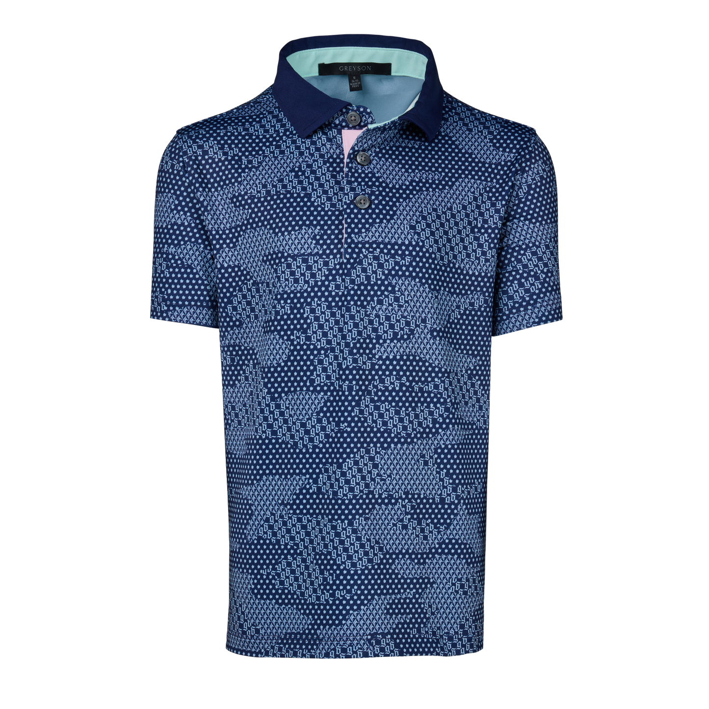 Boy's Icon Camo Short Sleeve Polo