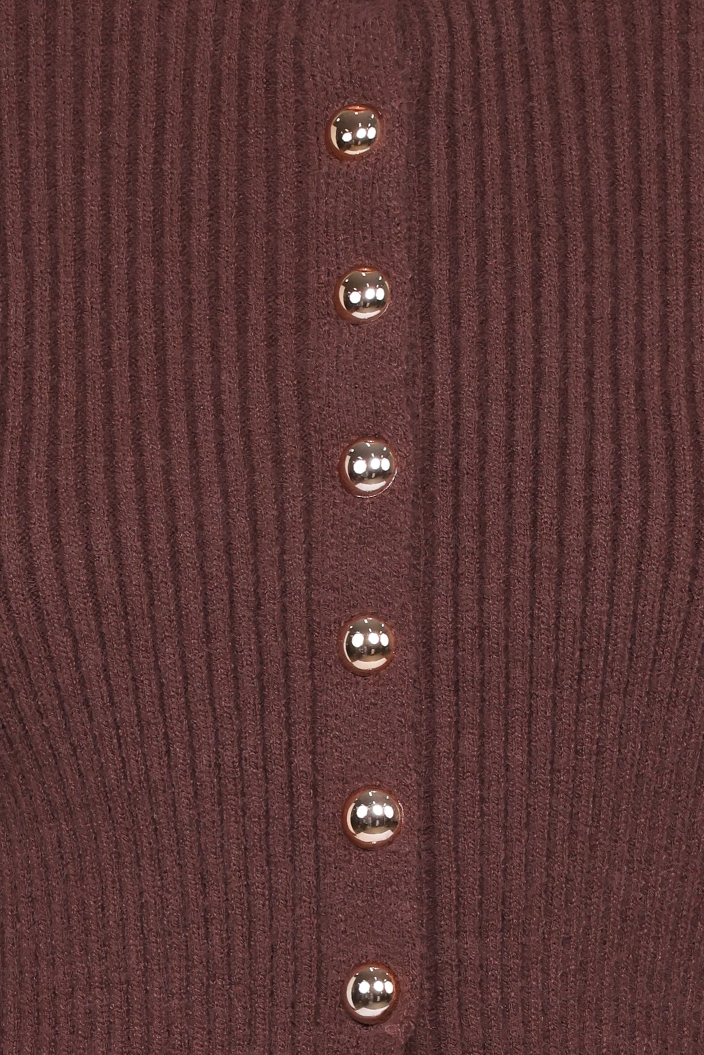 Circe Cardigan Top - Chocolate