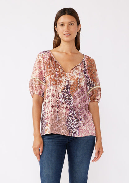 Dreamscape Puff Sleeve Blouse