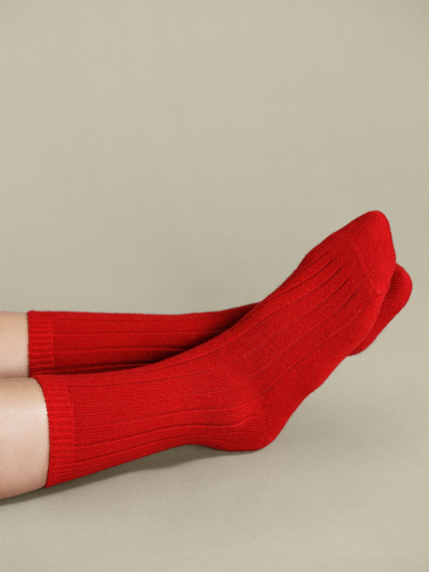 Hansel From Basel Cozy Rib Cashmere Sock