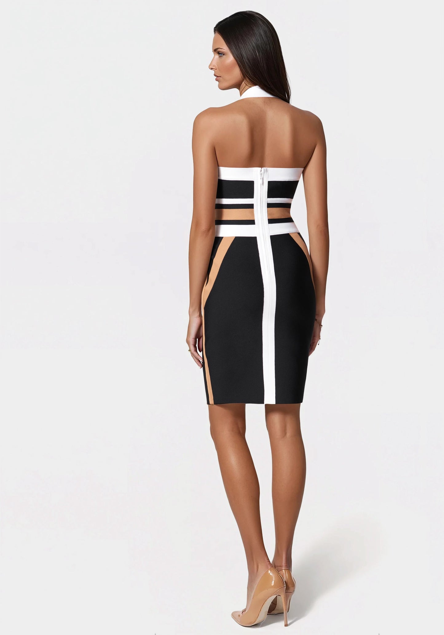 Halter Neck Bandage Dress
