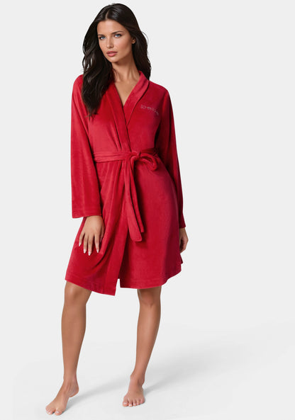 Velour with Rhinestones Robe