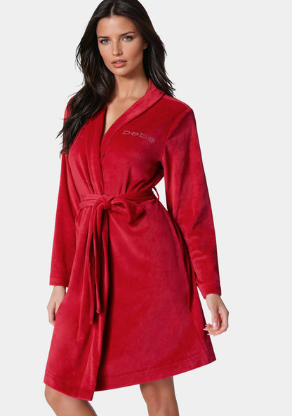 Velour with Rhinestones Robe