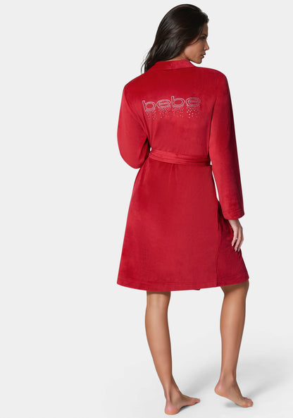Velour with Rhinestones Robe