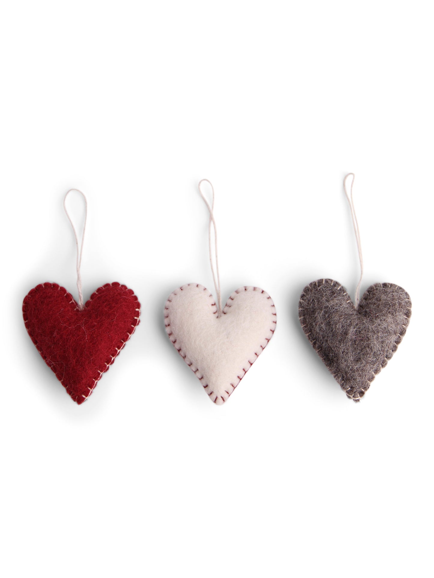 Gry&Sif  Set Of Three Mini Hearts