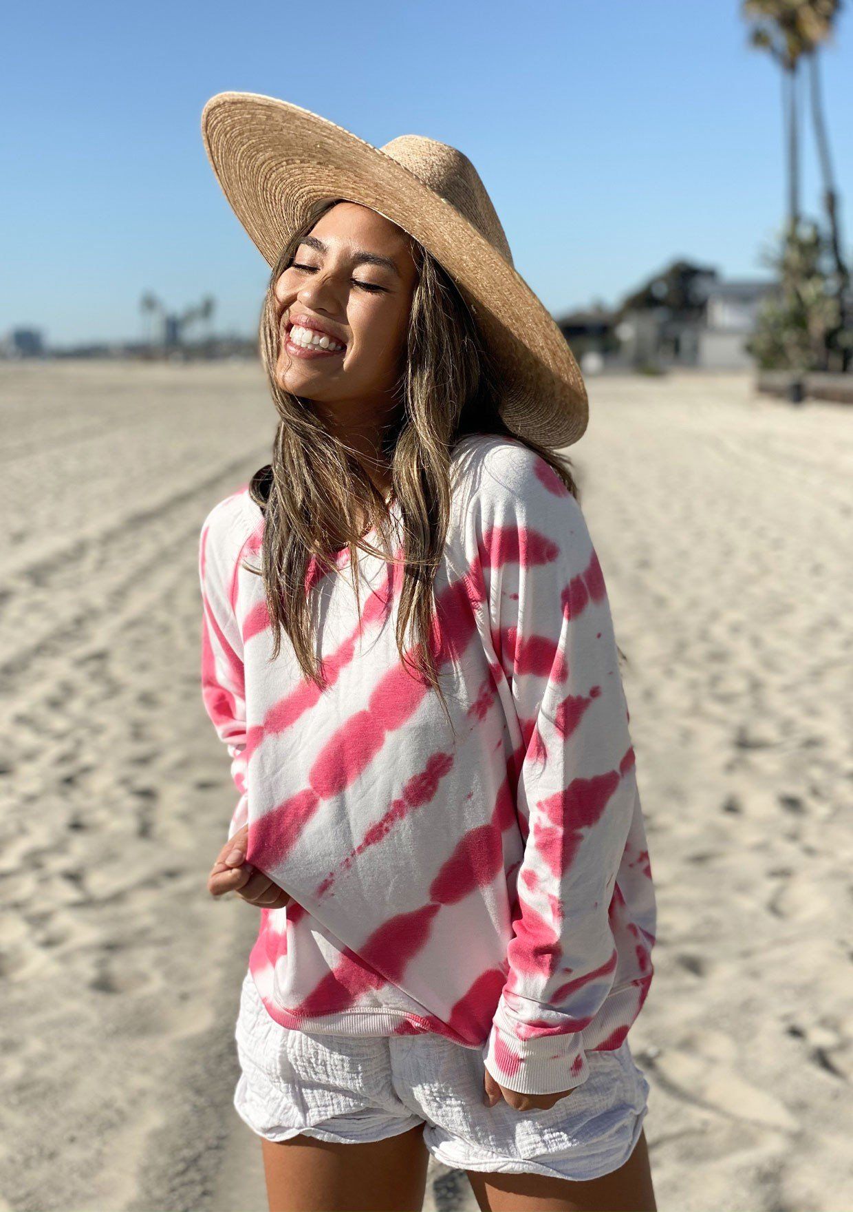 Topanga Vibes Tie Dye Sweatshirt