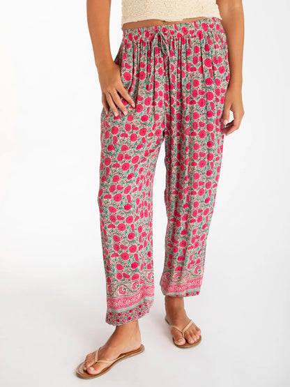 Allison Pants - Pink Puff Floral