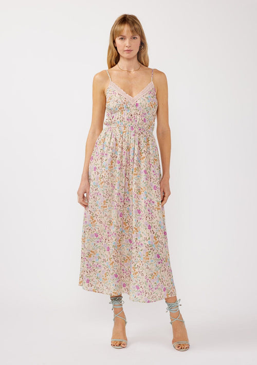 Blush Petal Maxi Dress