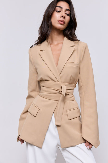 Belted Blazer
