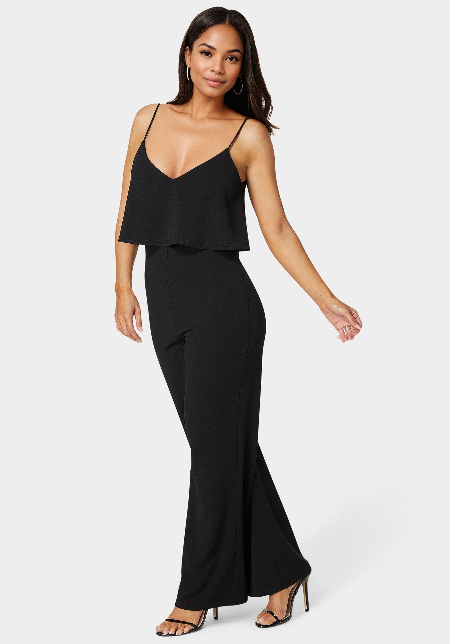 Ruffle Wide Leg Jumpsuit