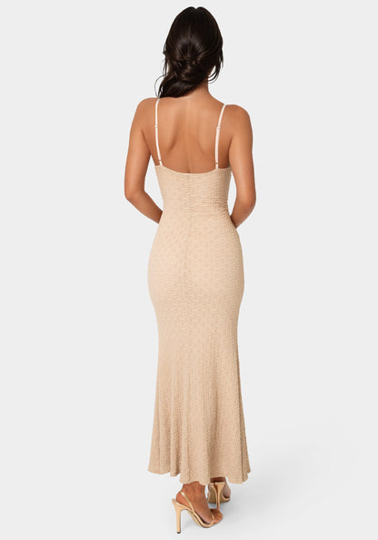 Floral Lace Bodycon Maxi Dress