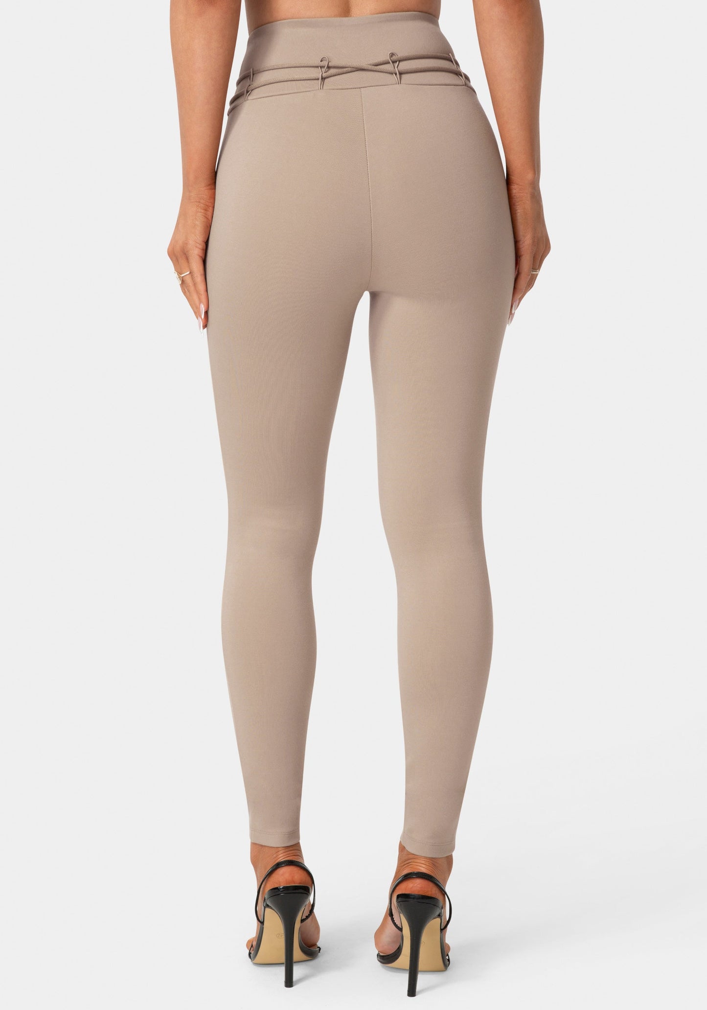 High Waist Thin Belts Legging