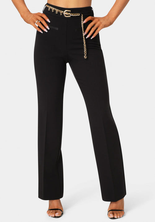 High Waist Straight Leg Pant