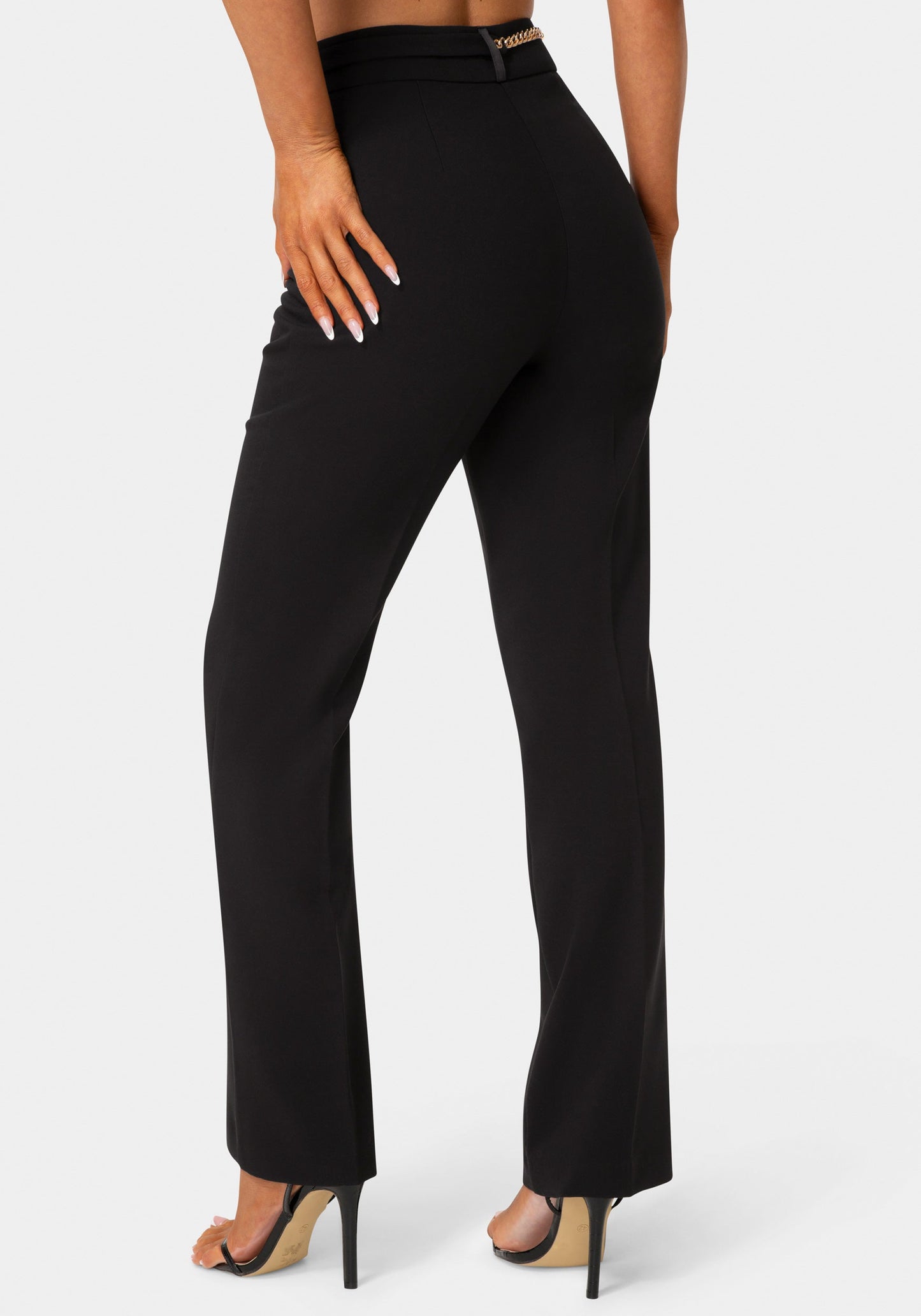 High Waist Straight Leg Pant