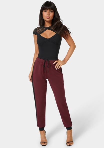 Lace Combo Jogger