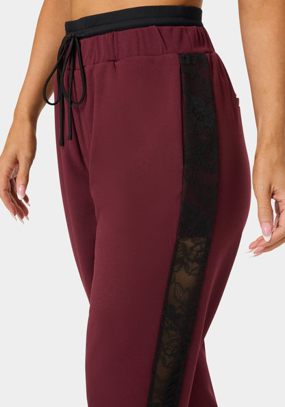 Lace Combo Jogger