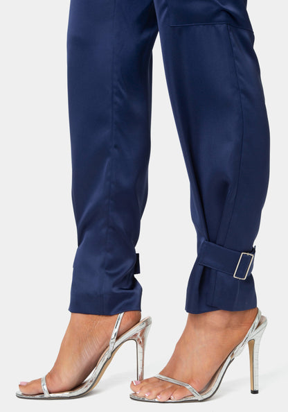 Satin Cargo Jogger