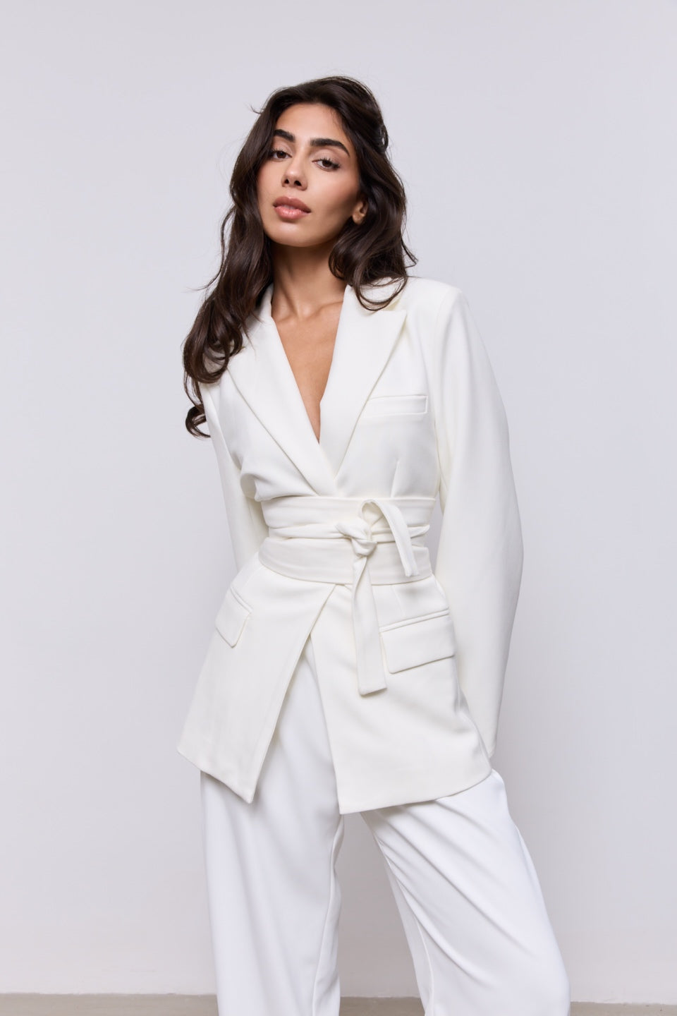 Belted Blazer