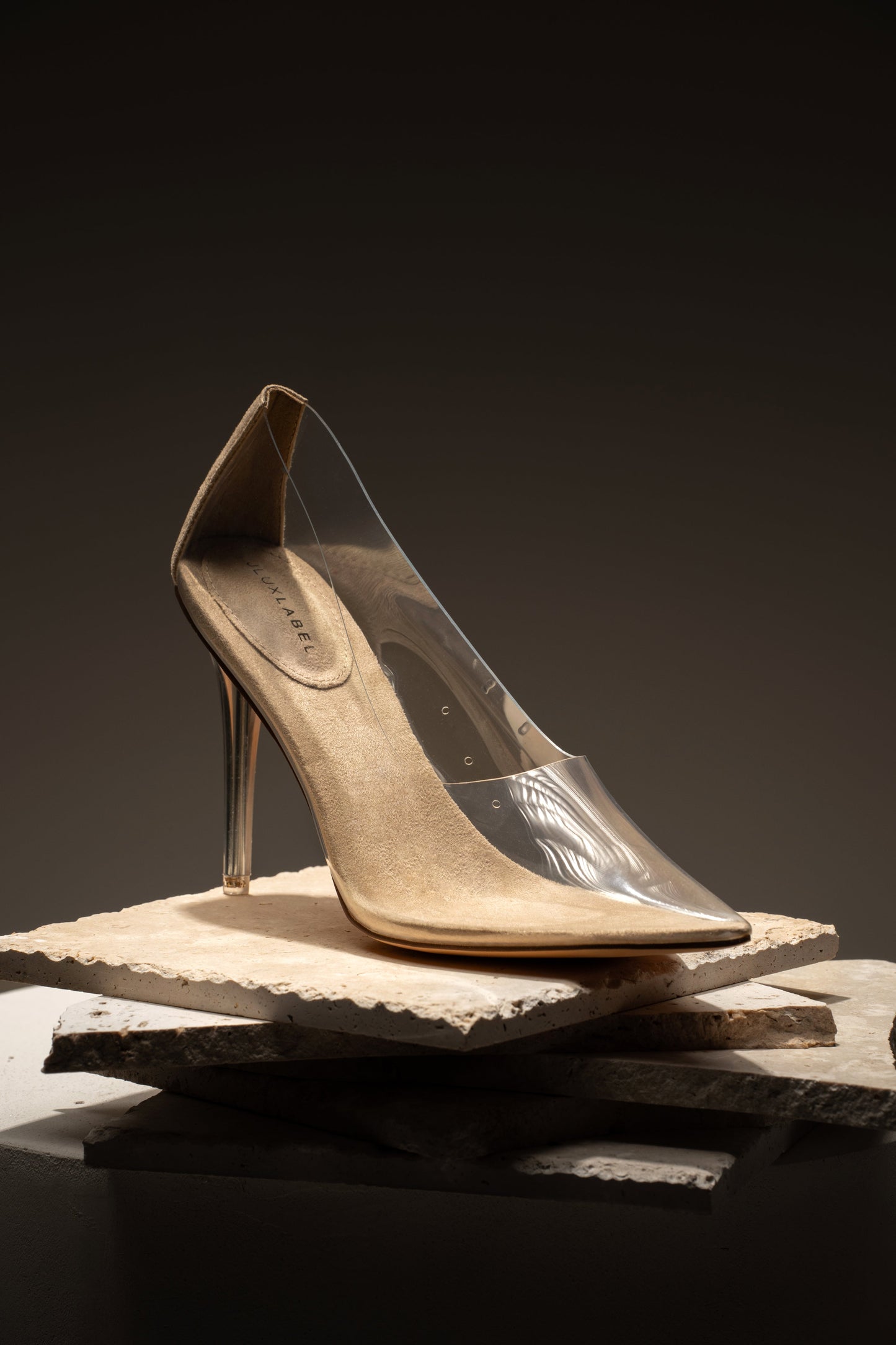 Glass Doll Clear Pumps