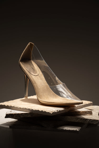 Glass Doll Clear Pumps