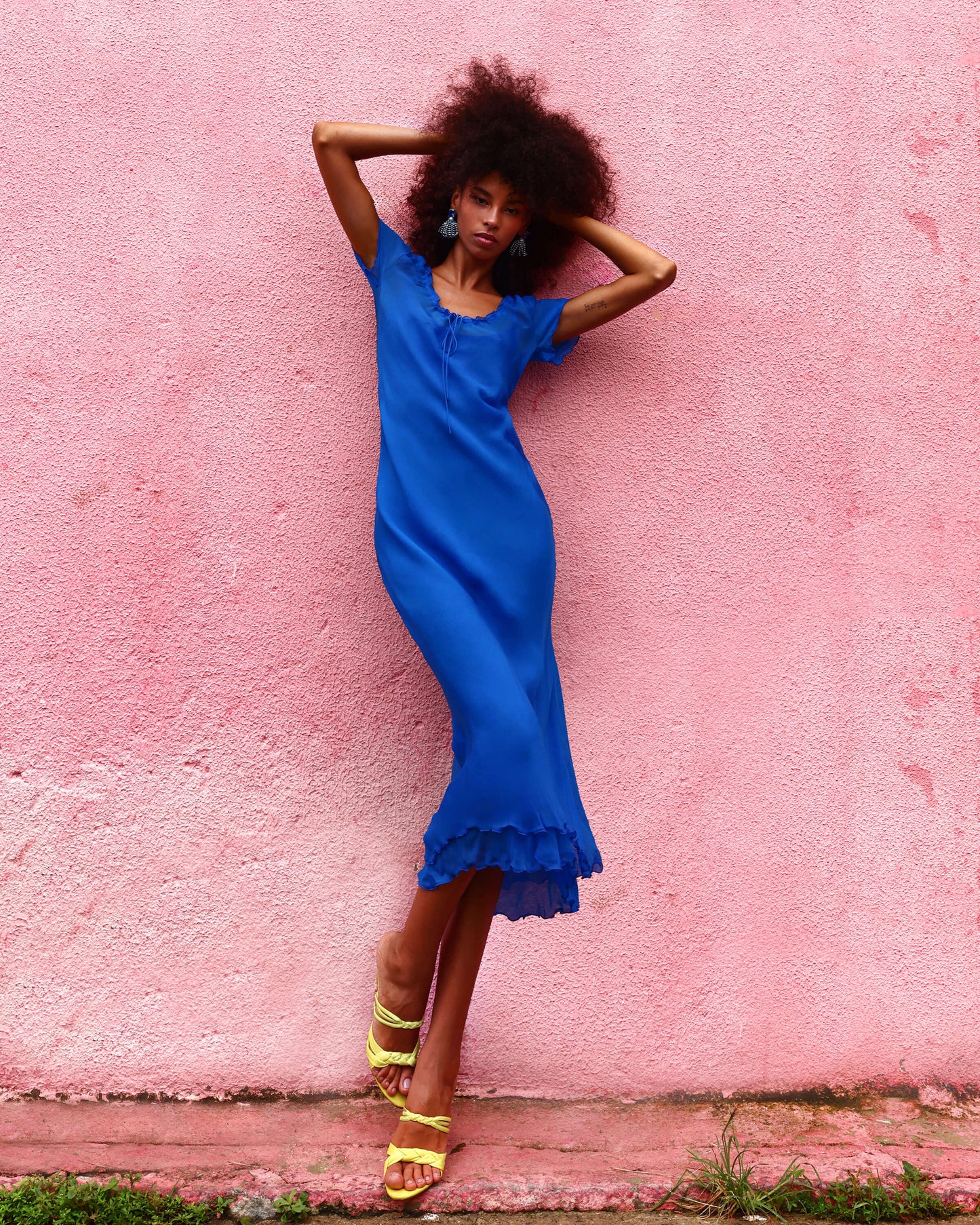 Anessa Dress Blue