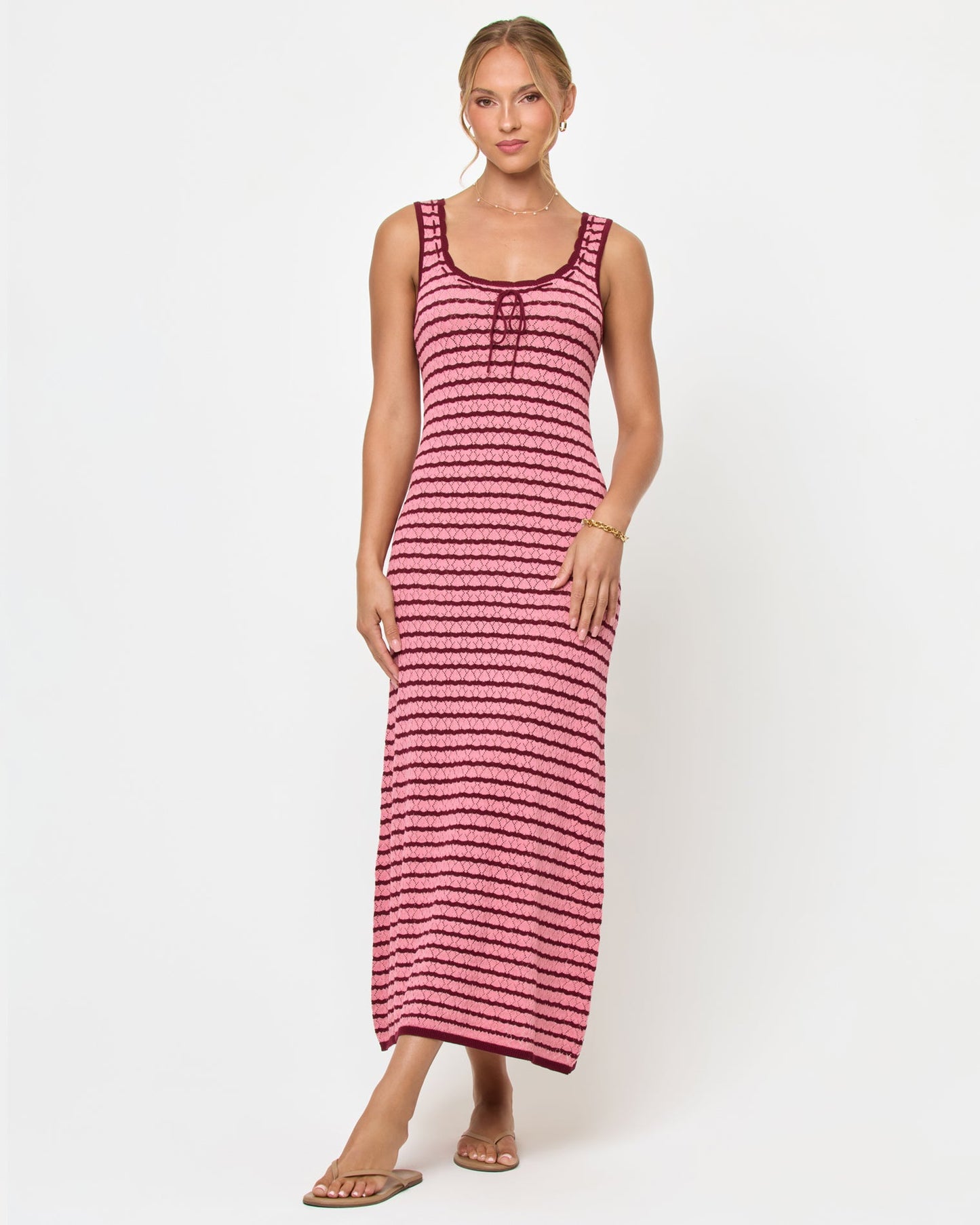 Rosalie Maxi - Strawberry Stripe