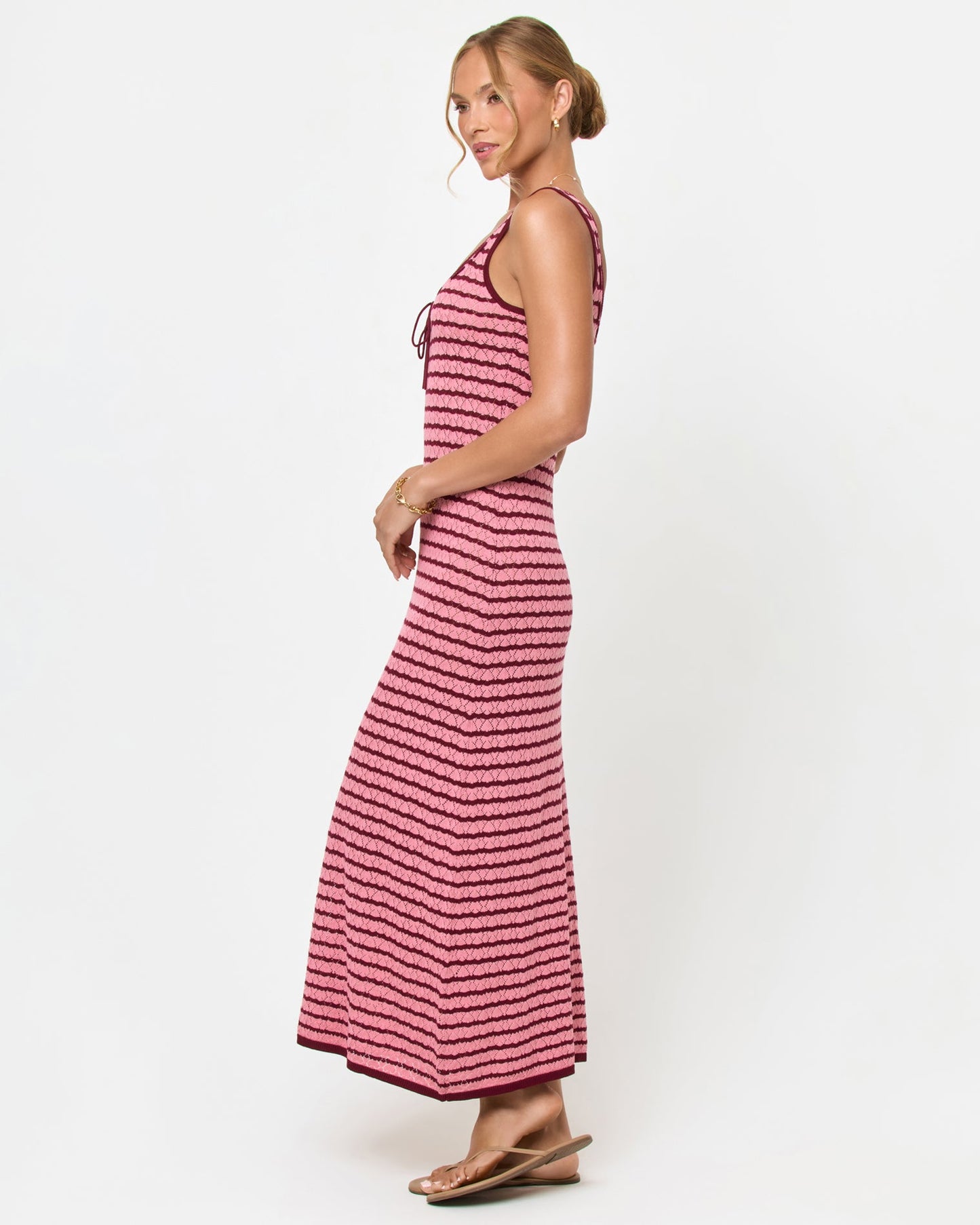 Rosalie Maxi - Strawberry Stripe