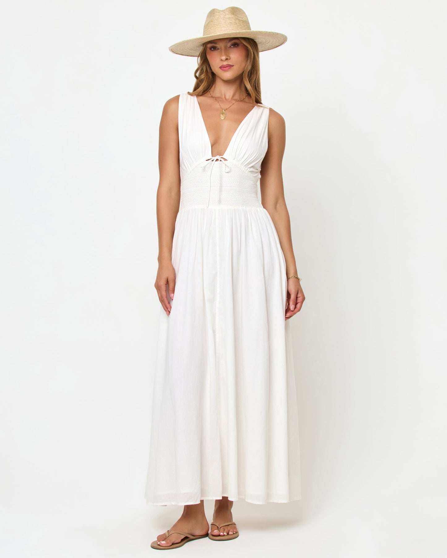 Emmaline Maxi Dress - Cream