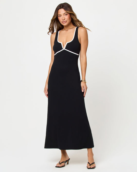 Sayge Maxi - Black-Cream