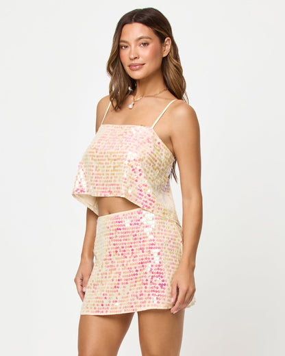 Glow Getter Skirt - Prosecco