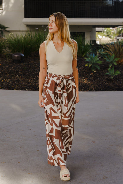 Willow Sleeveless Tank Top Beige