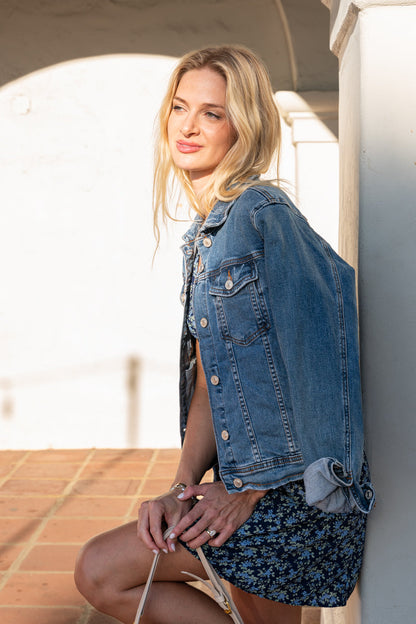 Rue Denim Jacket Medium Wash