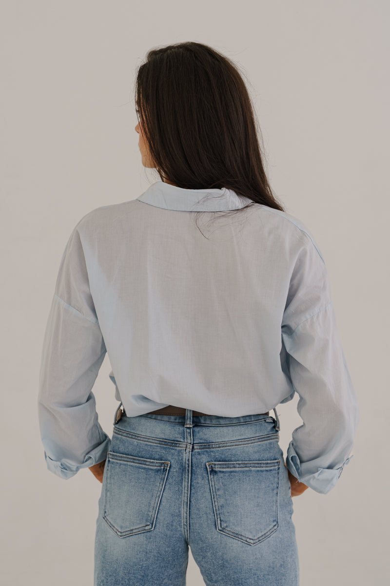 Kennedy High Rise Raw Hem Denim Shorts Light Wash