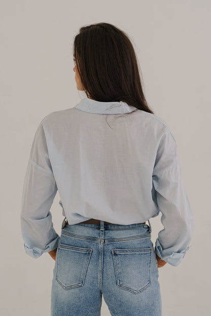 Kennedy High Rise Raw Hem Denim Shorts Light Wash