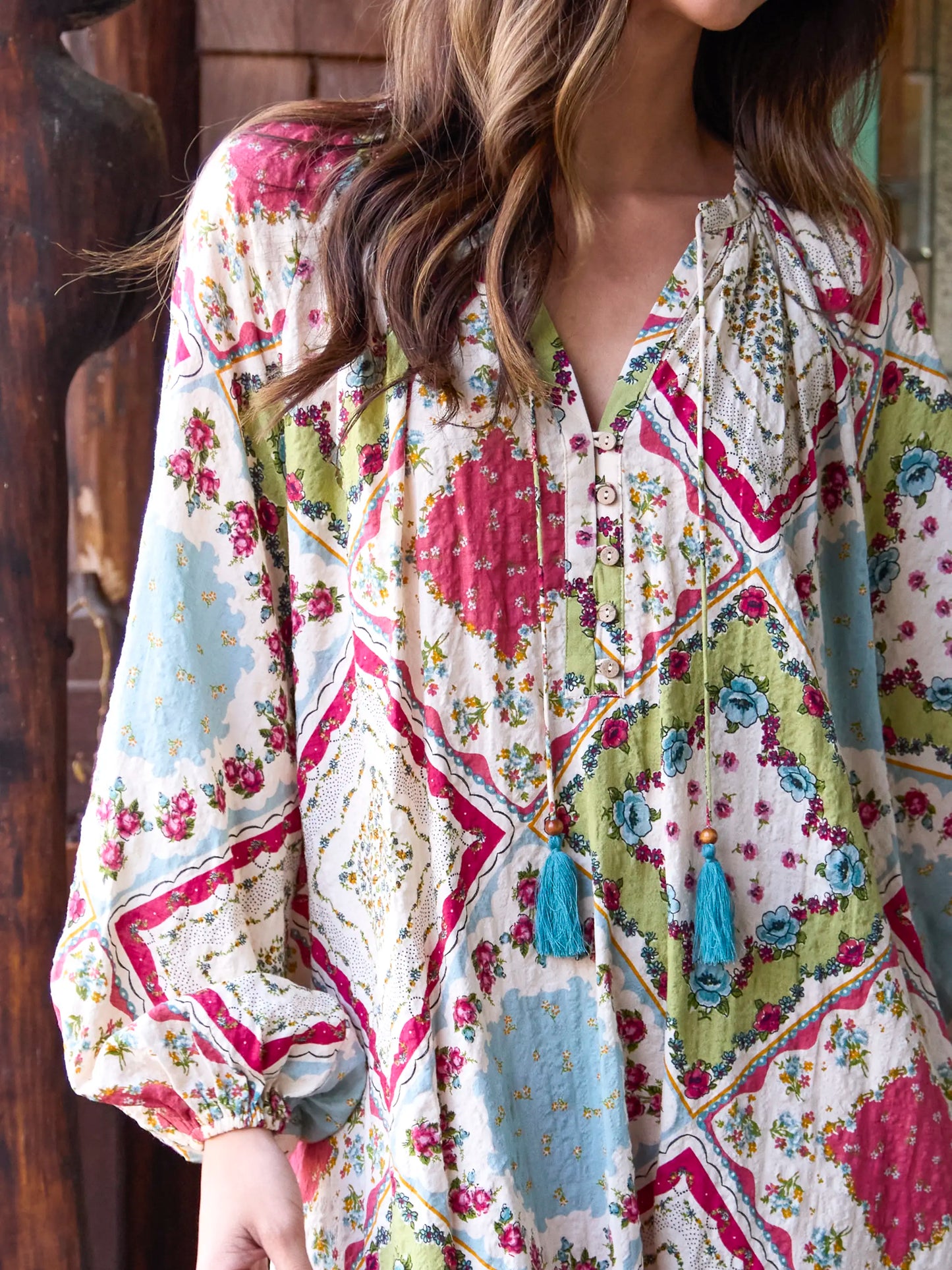 Camille Mini Dress - Handkerchief Mix
