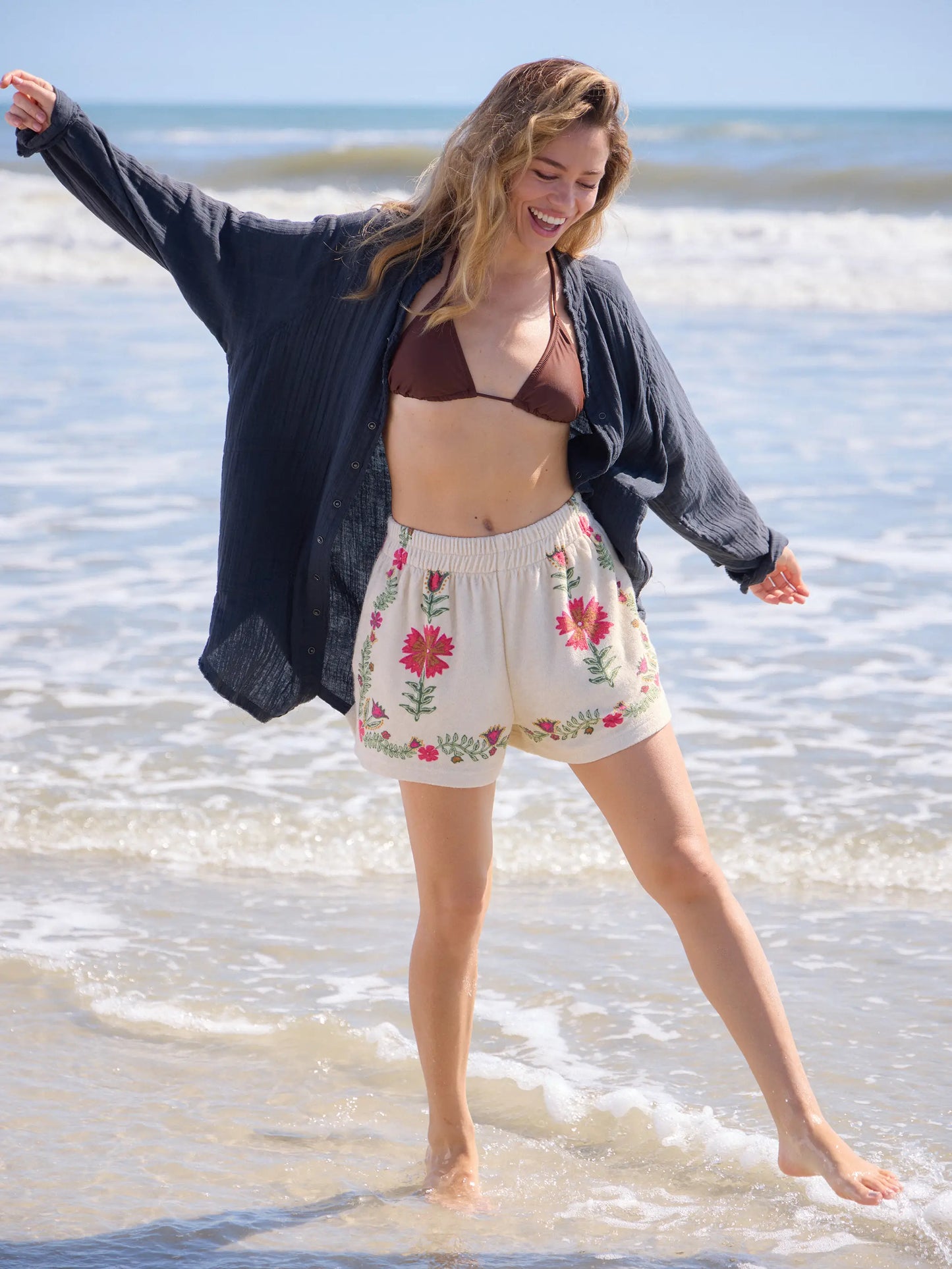 Softest Terry Cloth Shorts - Ivory