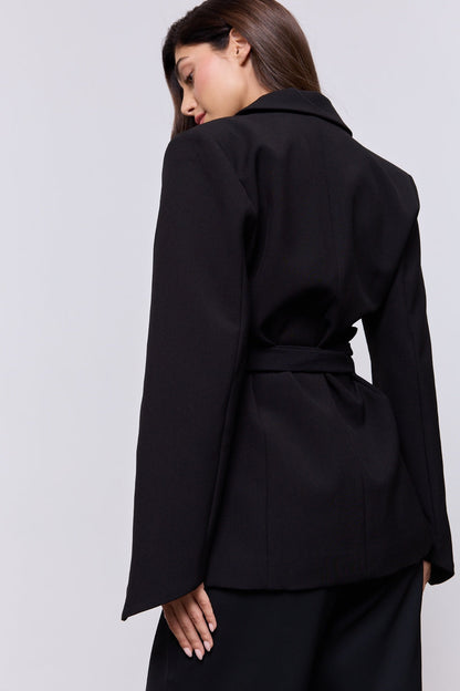 Belted Blazer