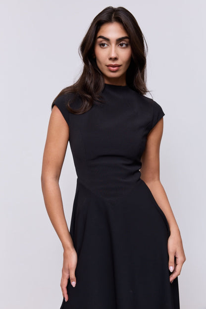 Cap Sleeve Midi Dress