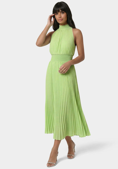 Sleeveless Pleated Dress
